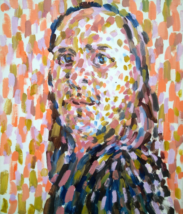 Jak z bicza strzelił, 65x55 olej płótno 2014-17