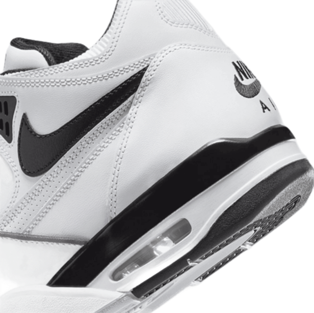 Nike Air Flight 89 - Sneakers Retro Black & White