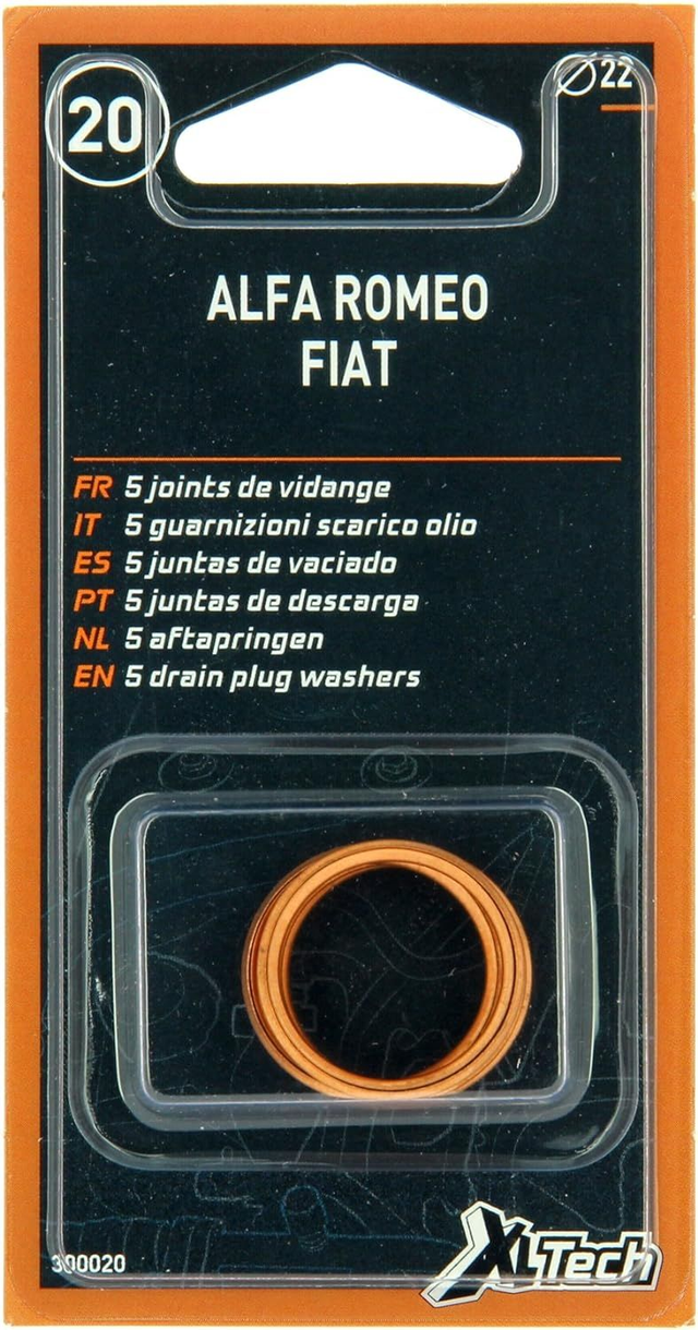 5 Joints CUFA Diamètre 22 mm, spécial Alfa Romeo Fiat