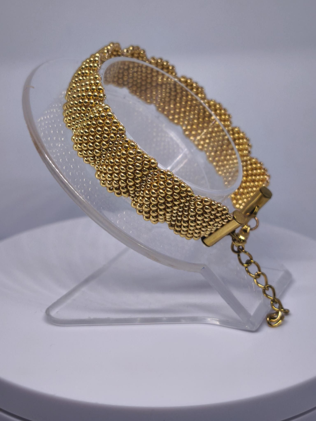 Bracelet beadweaving 17,5cm