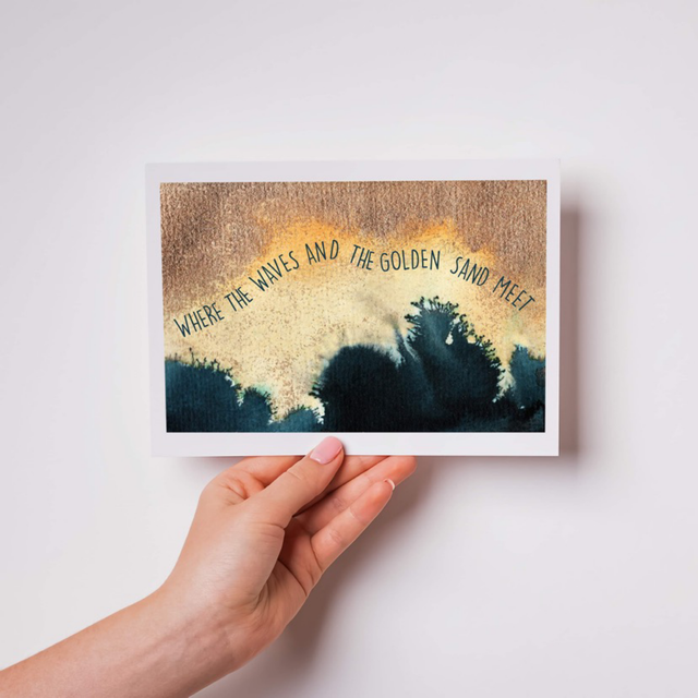 Where The Waves &amp; Golden Sand Meet