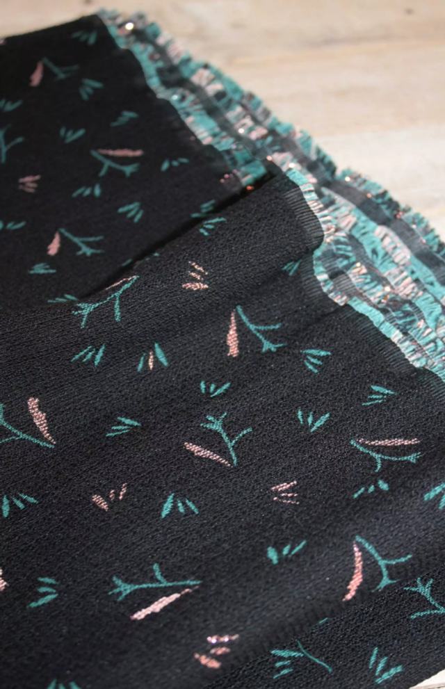 Jacquard Ramo noir - Eglantine et Zoé