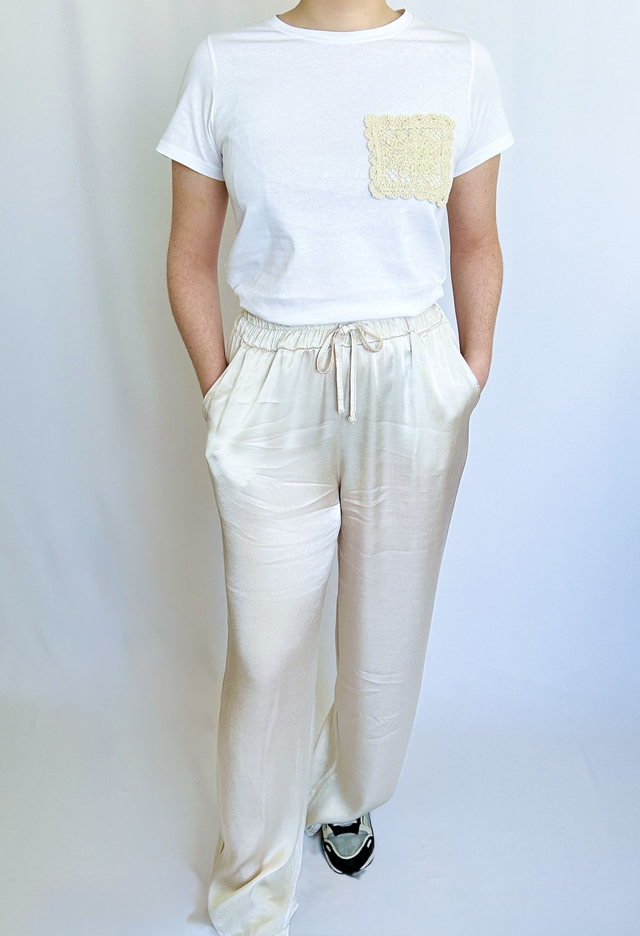 Pantalon Fluide Satiné Ludovic