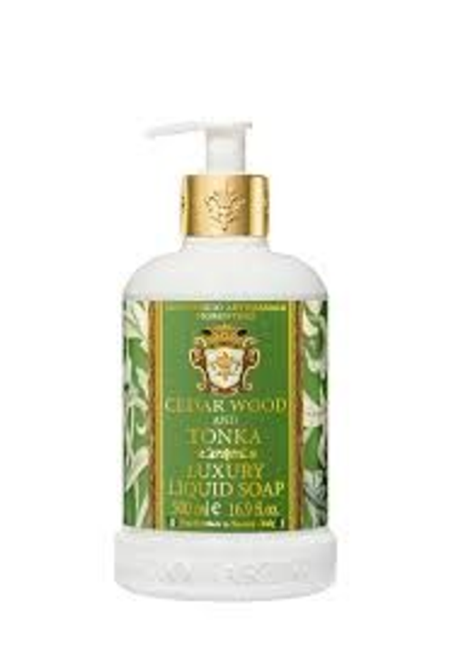 Saponificio artigianale fiorentino legno di cedro e tonka sap.liquido 500ml 
