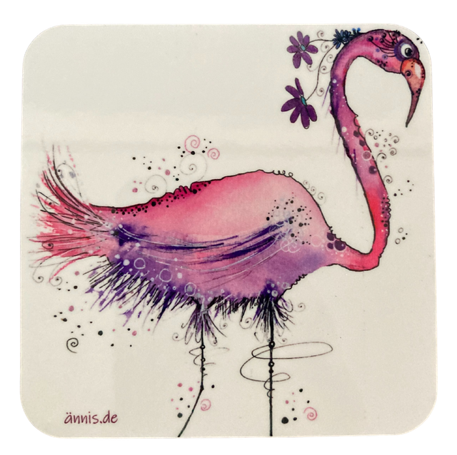 Untersetzer "Flamingo"