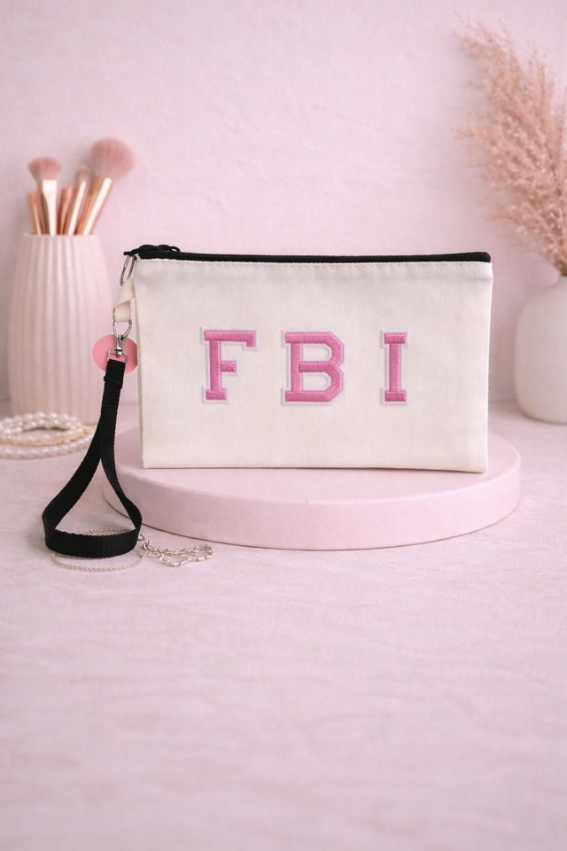 Pochette en toile “FBI