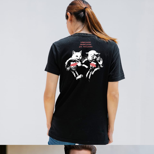 T - Shirt - inhalieren randalieren Job verlieren 