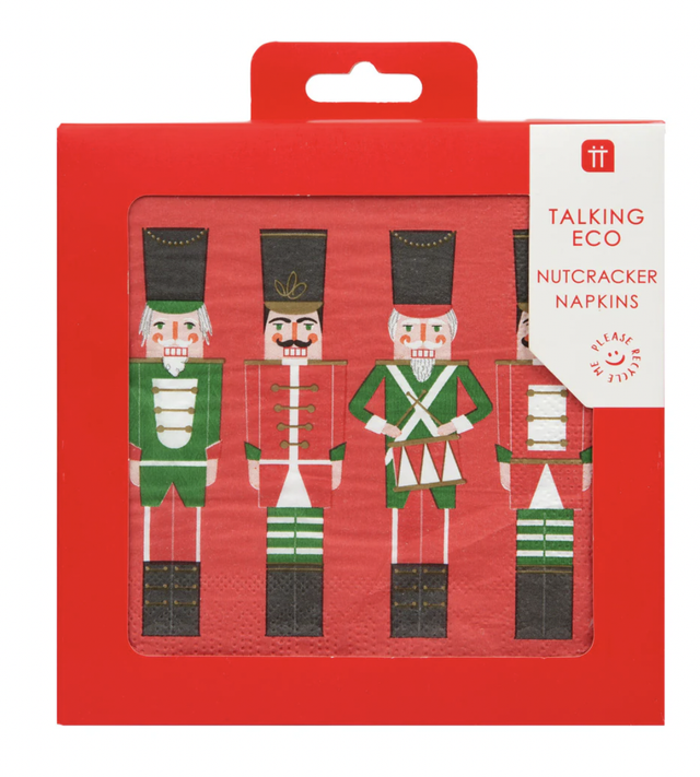 Christmas Nutcracker Napkins - pack of 20