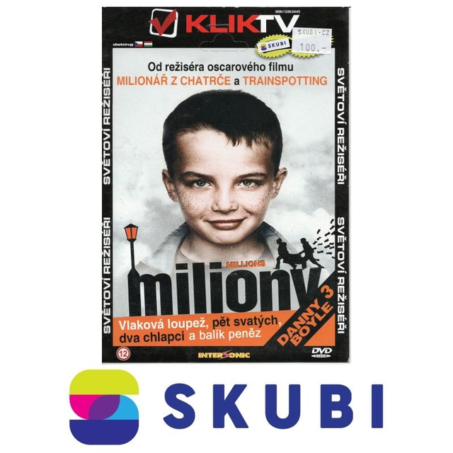 DVD Miliony / Milions - česky, anglicky, maďarsky