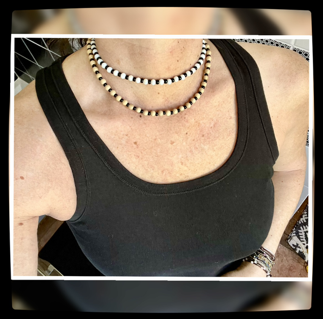 Collier Alex’  Wood &amp; glass