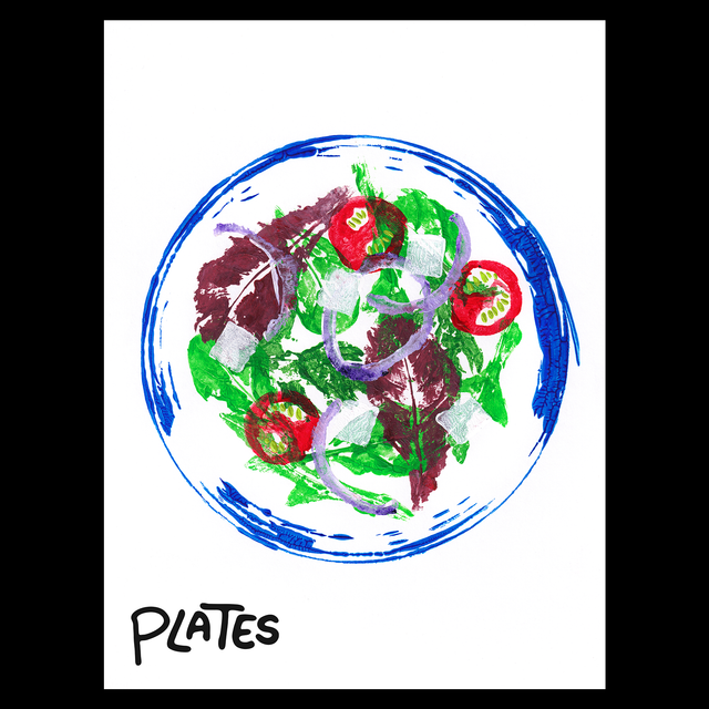 Green Salad with Tomatoes, Red Onion and Feta