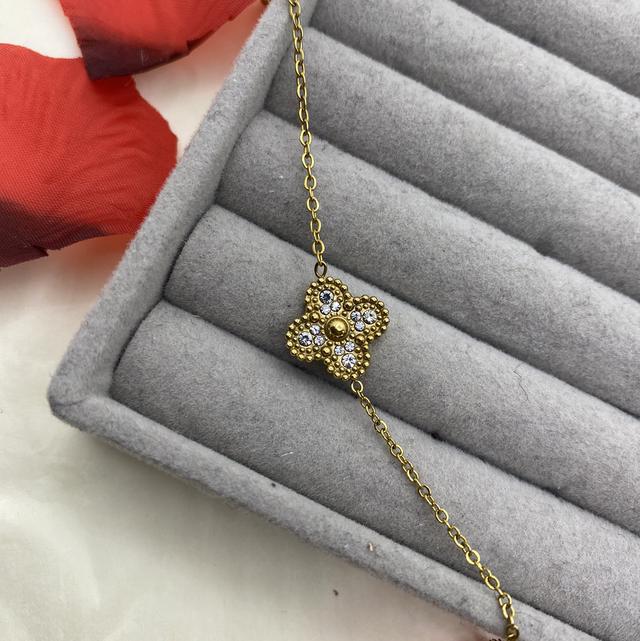 Bracelet trèfle double