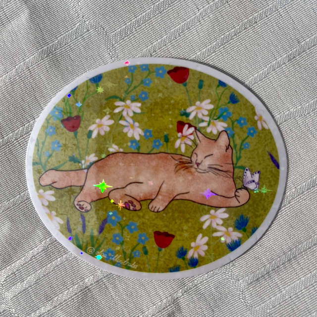 Vinyylitarra “Cat in Summer”