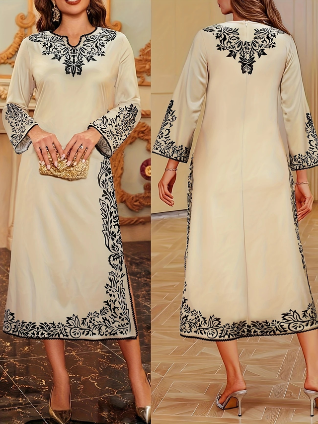Women's Elegant Long Sleeve Dress