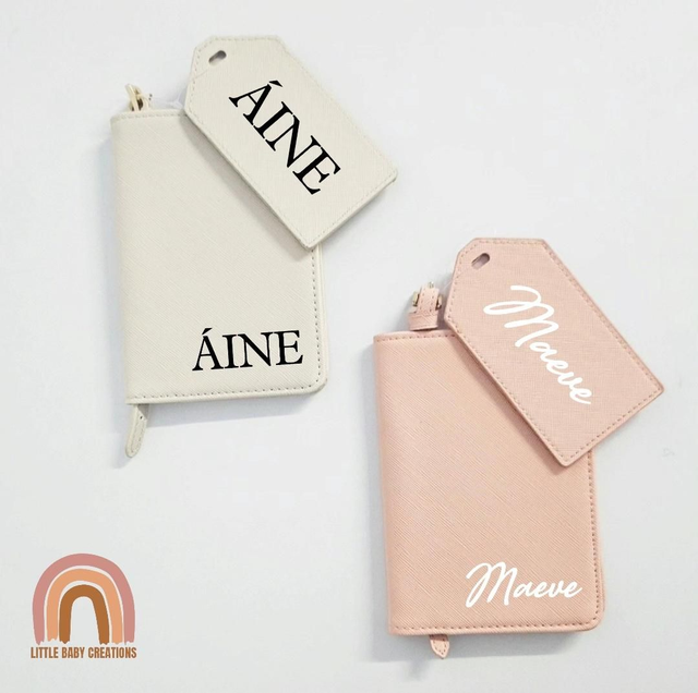 Passport cover &amp; bag tag