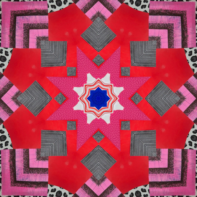 Neon Pink Mandala II