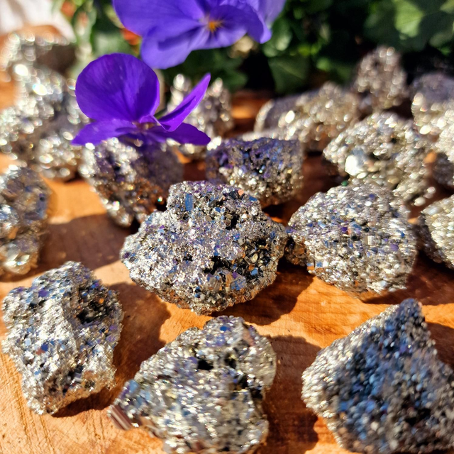 Pyrite Raw Small Cluster 