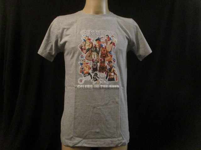 James 'The Truth' Connelly Picture T-Shirt ADULT COTTON UNISEX LIGHT GREY (Medium) Top