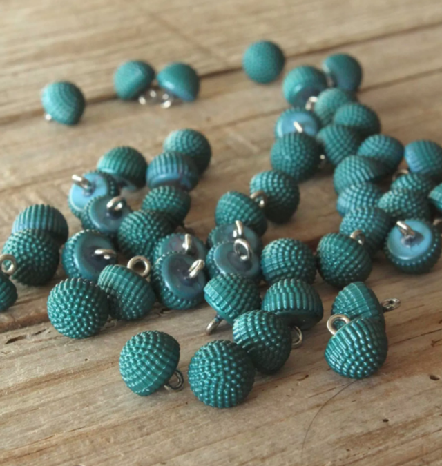 Herisson 10mm Emeraude - Eglantine et Zoé