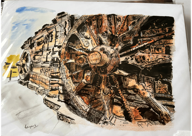 Konark temple - A4 print