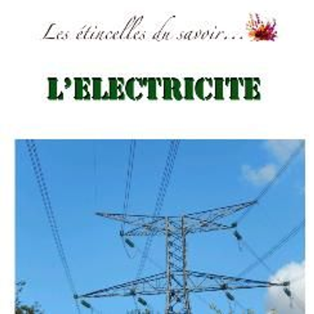 Étincelles : Électricité