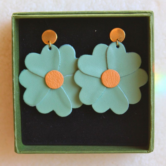 Boucles d’oreilles marguerites 
