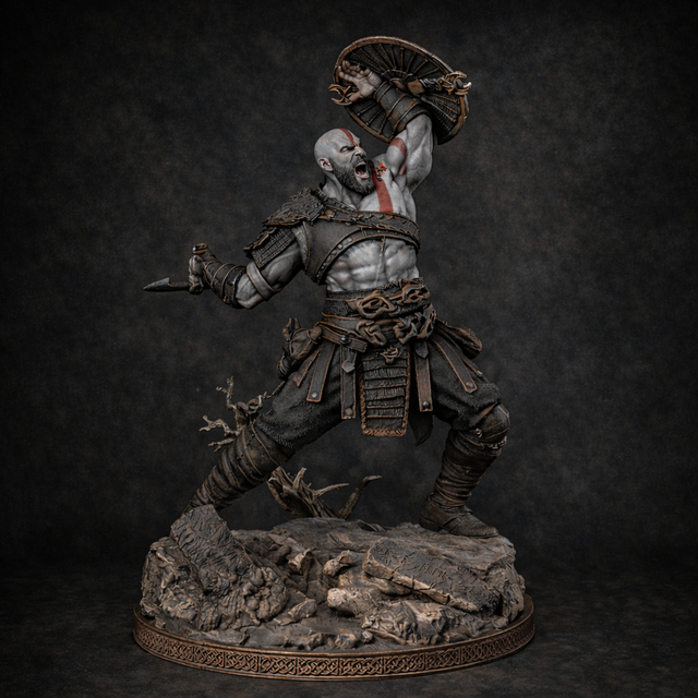 STATUE GOD OF WAR : KRATOS, série gaming