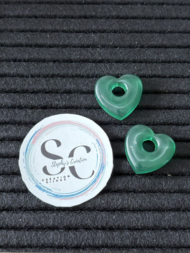 💚 Pampille &quot;LÉA&quot; – Cœur Vert