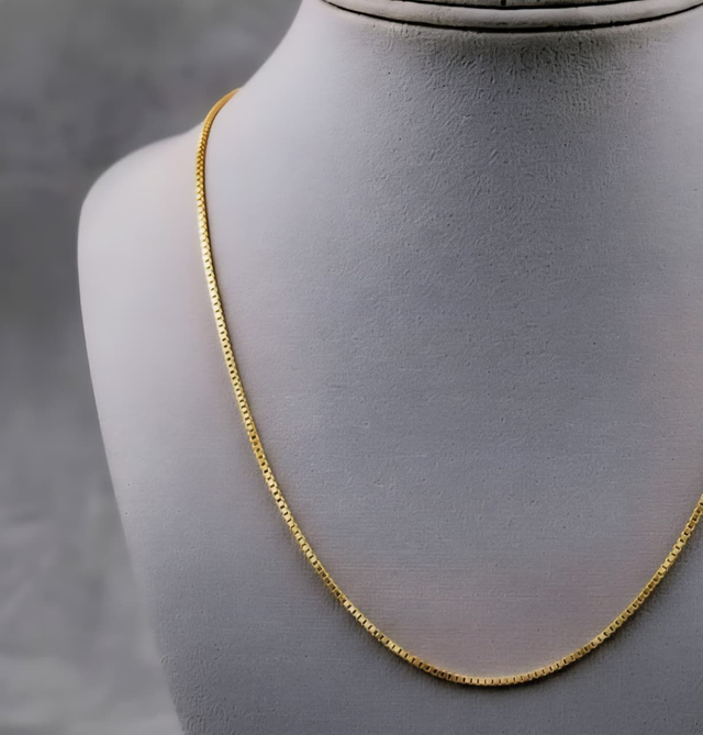 Corrente Veneziana - Banhada a Ouro 18K