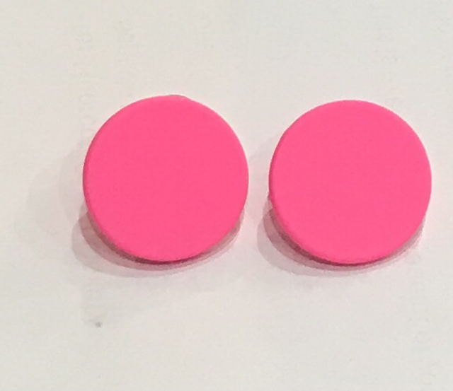 Pink Large Stud Earrings - STU10