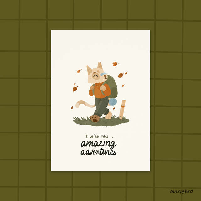 Amazing Adventures | Carte de vœux A6 - Collection 3 sœurs