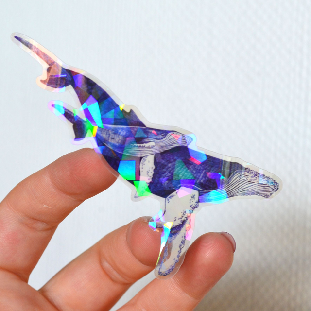 *NEW* Sticker la baleine et son bébé