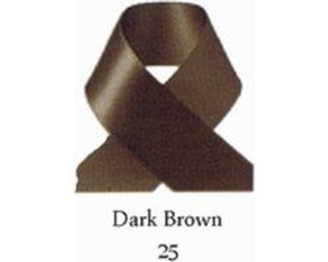 Satijnlint 15 mm (25) Bruin