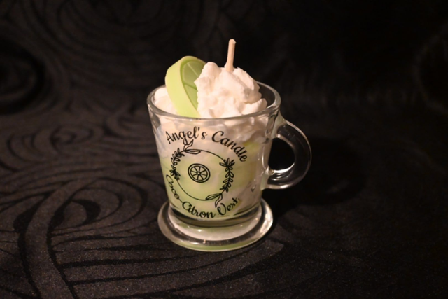 Bougie Mini Zeste des Tropiques – Coco Citron Vert, Soleil en Cire