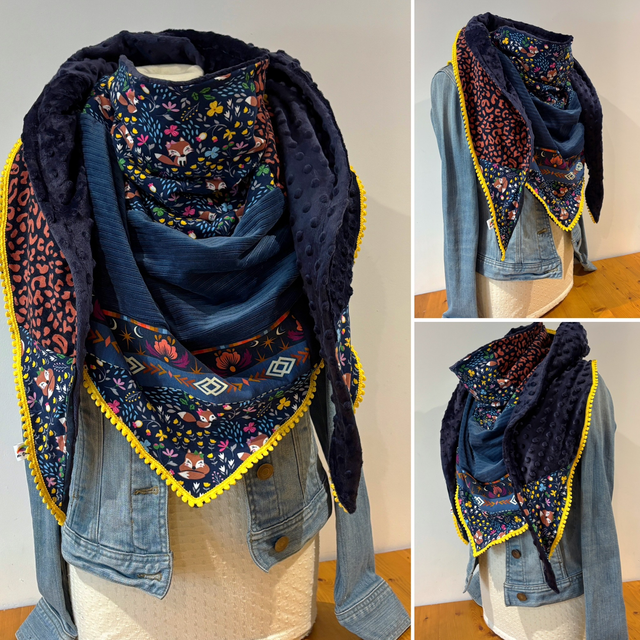 Maxi Chèche Double Patchwork 369