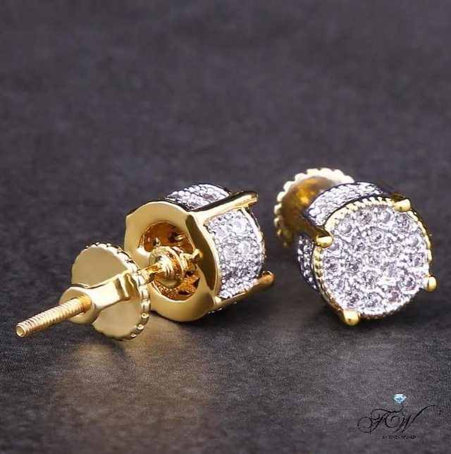 Boucles D’oreilles Diamant V4