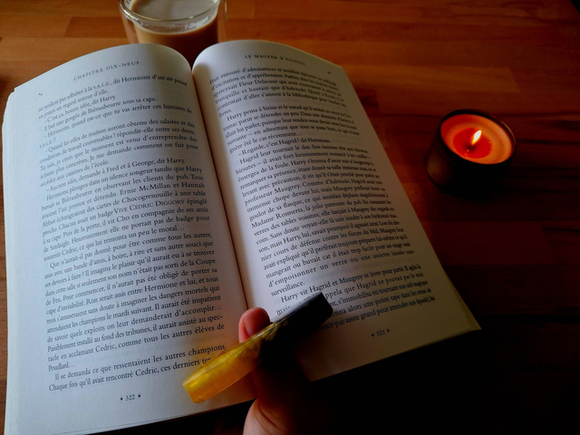 Bague de lecture Coeur - Book Holder artisanal
