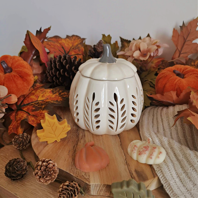 Brûle Parfum citrouille blanc 