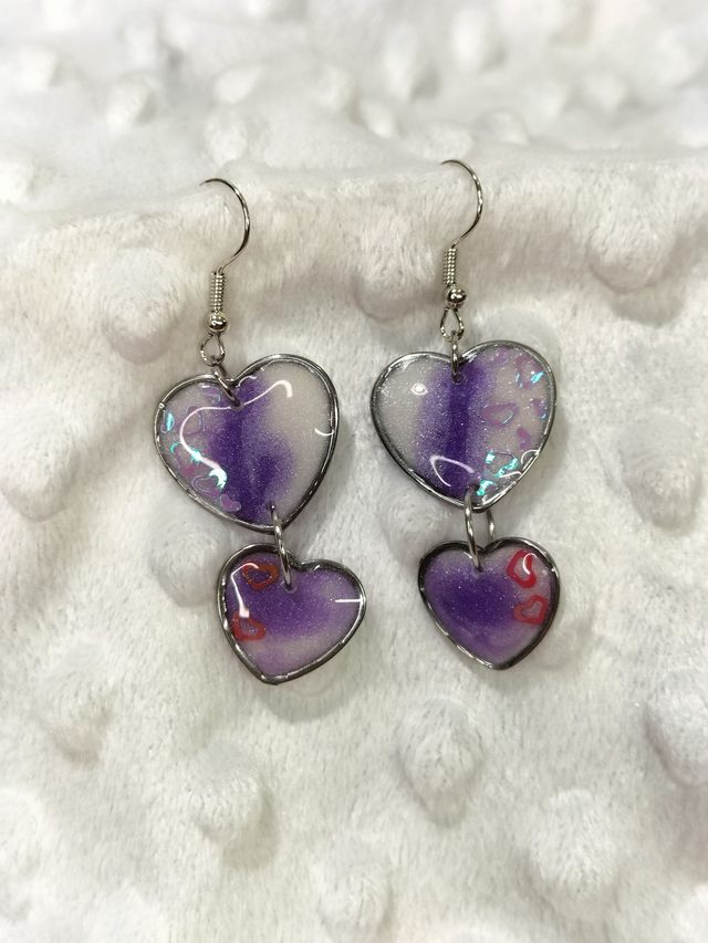 Boucles d'oreilles cœurs