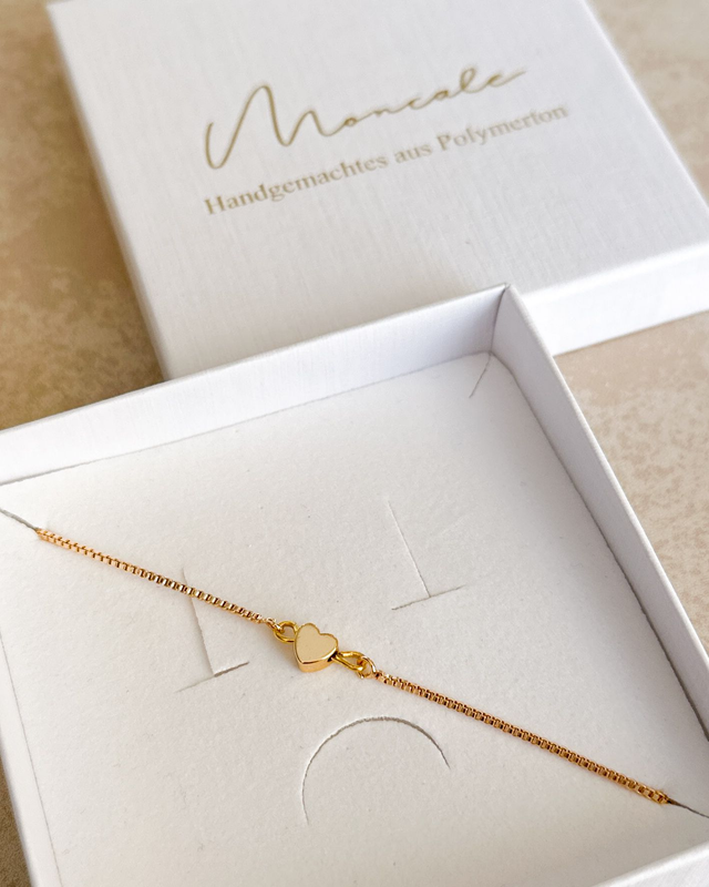 Armband Herz gold