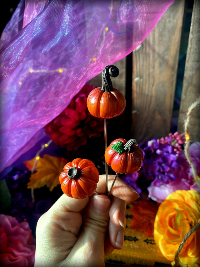 Pics à plantes décoratifs - Mini citrouilles