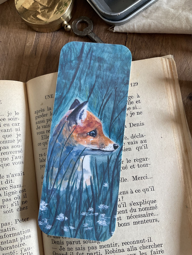 Un instant dans la prairie - marque-page