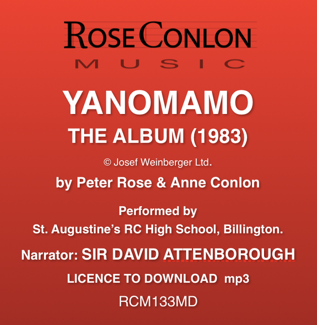 YANOMAMO 1983 The Album  RCM133MD (mp3)   by Peter Rose &amp; Anne Conlon