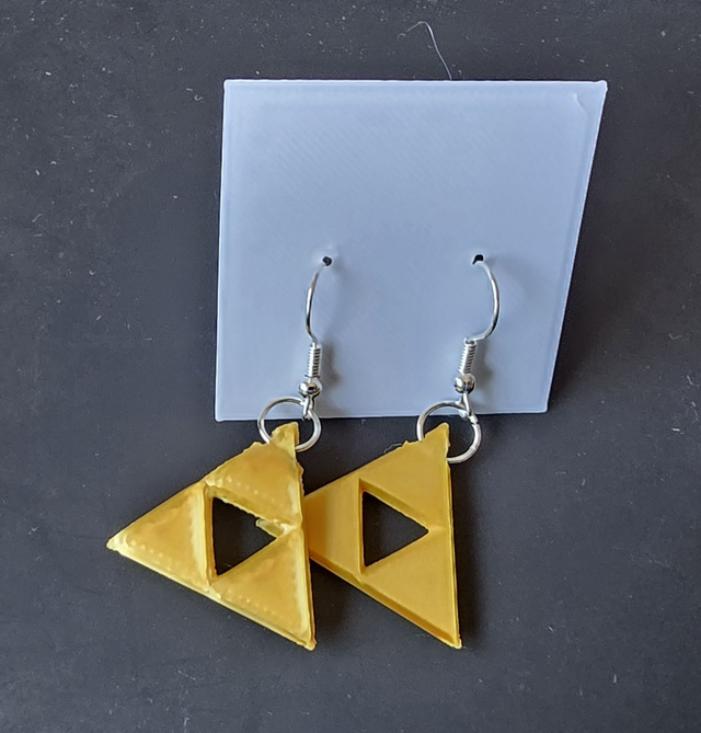 Boucles d'oreilles Triforce