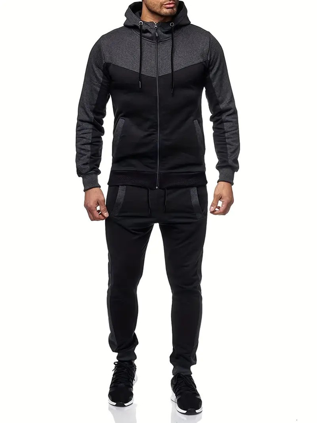 Men's Casual Sportswear Hoodie Set