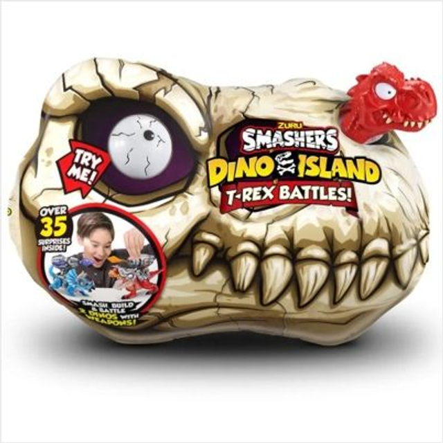 Smashers Dino Island S1 T-Rex Battle Playset Dinosaurus