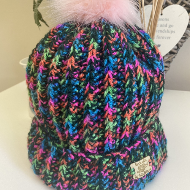 Handmade Crochet Beanie - Pink Multi Range