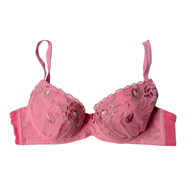 Hot pink floral Japanese Bra UK 34A