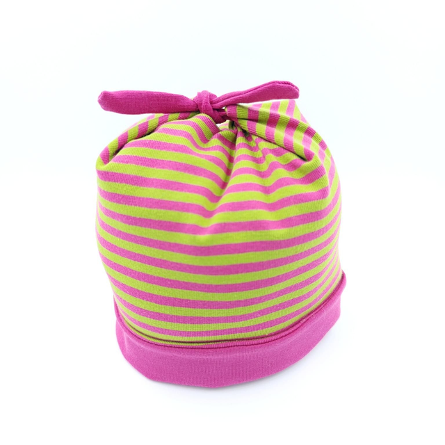 Pitouch rayé vert et rose