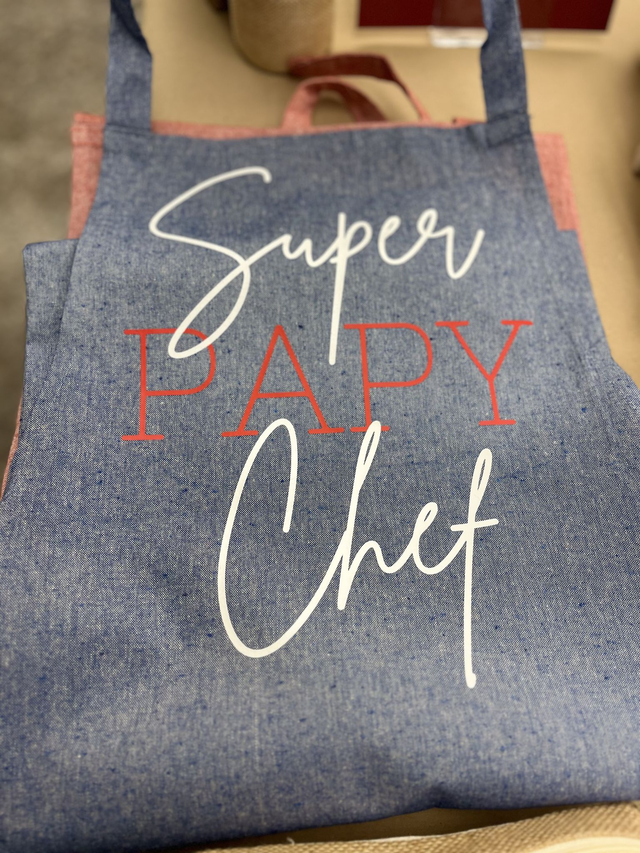 Grembiule " Super Papy Chef " 